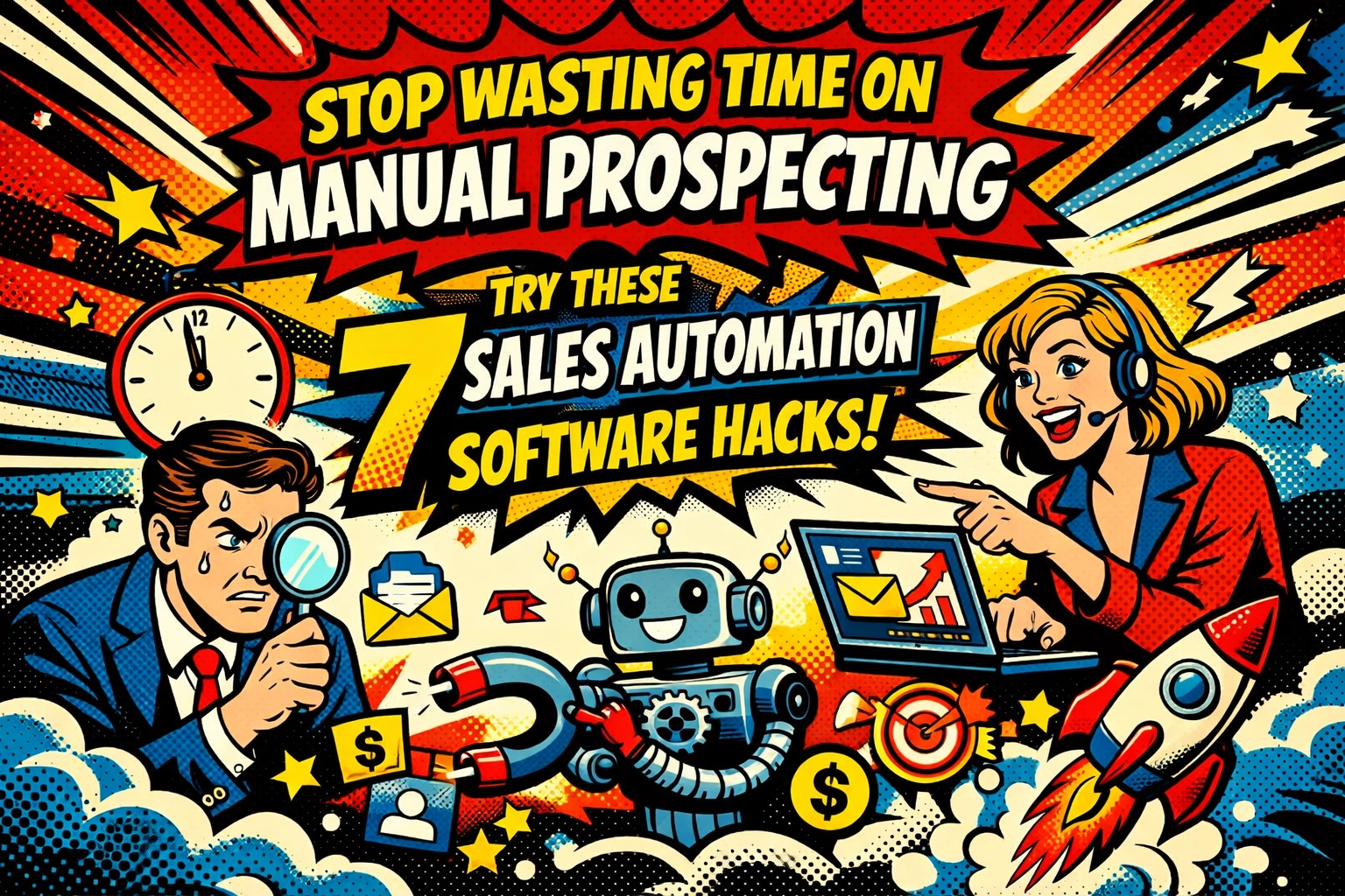 [HERO] Stop Wasting Time on Manual Prospecting: Try These 7 Sales Automation Software Hacks
