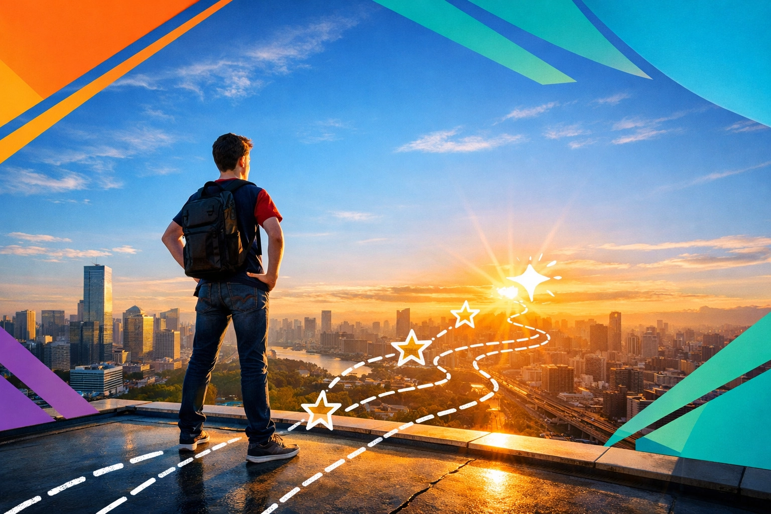 Confident teen ready for university and career after completing life skills training.