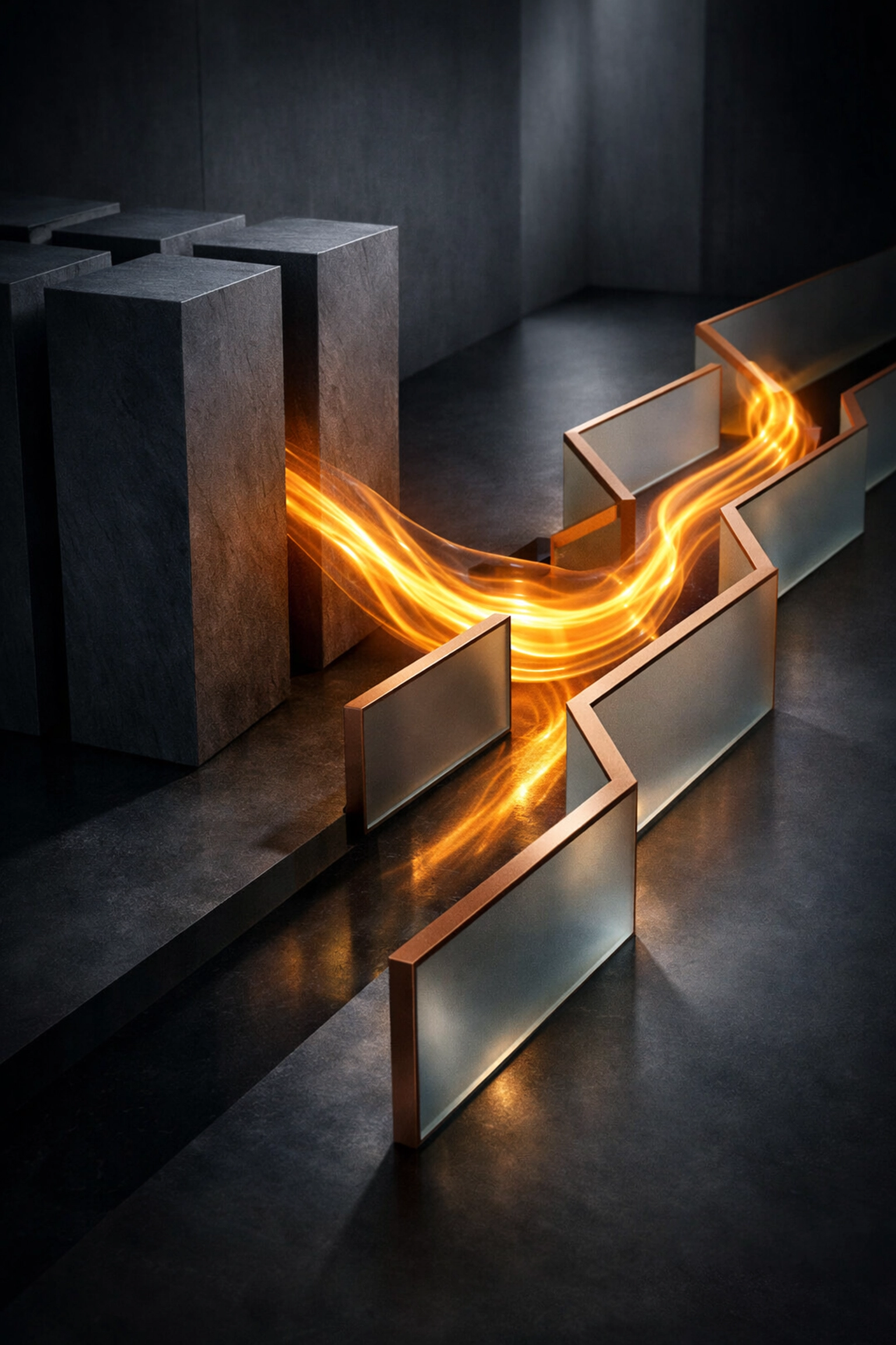 Conceptual visual of rigid hierarchy vs marketing agility, illustrating a key challenge in China B2B digital strategy.