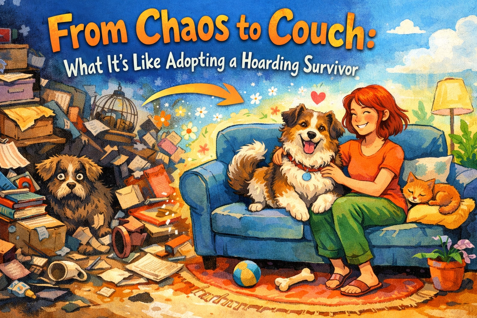 [HERO] From Chaos to Couch: What It’s Like Adopting a Hoarding Survivor