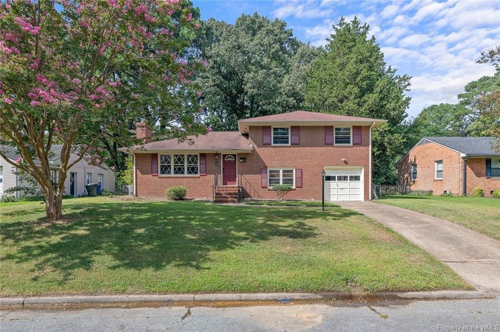 Traditional Red Brick Split-Level Home