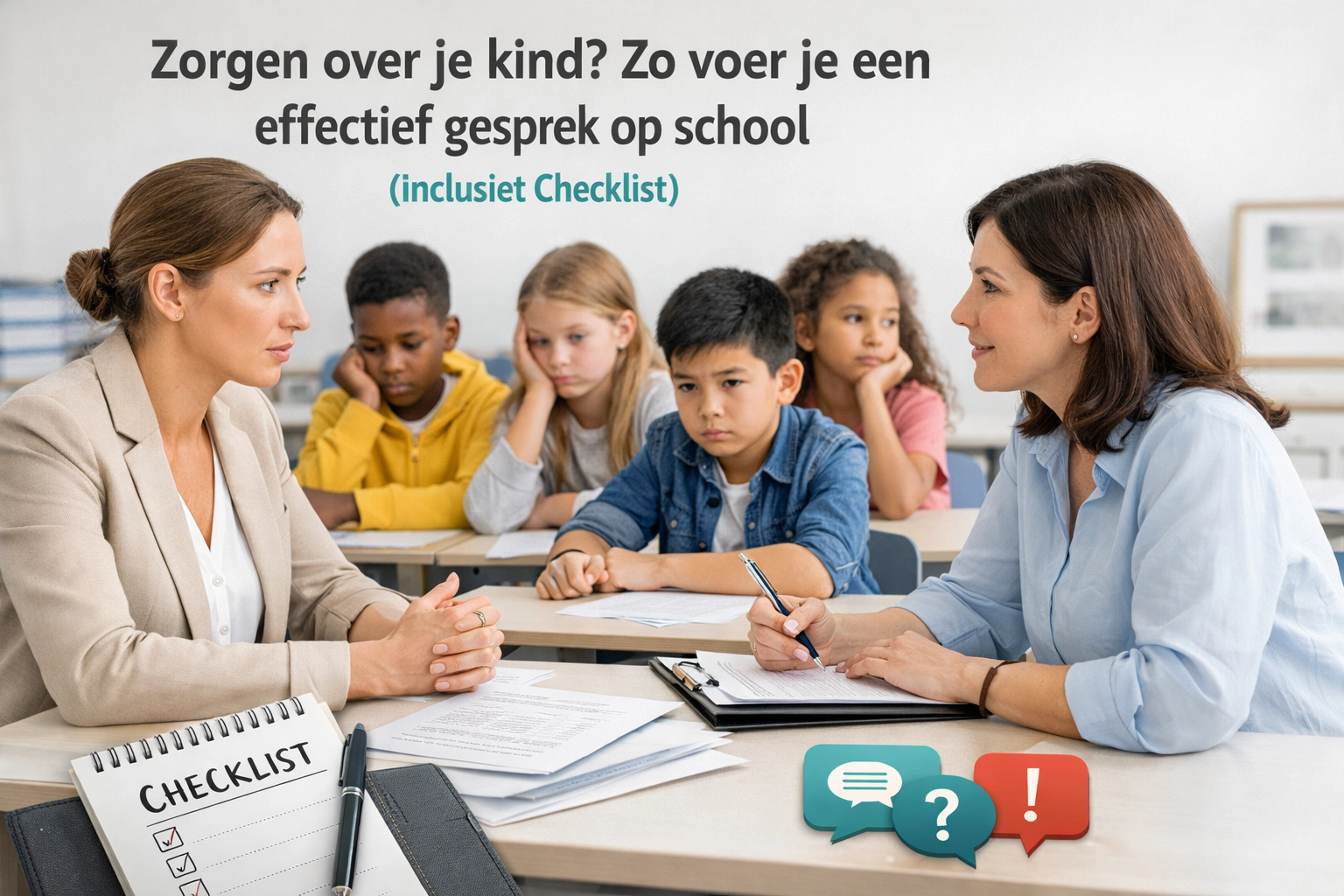 [HERO] Zorgen over je kind? Zo voer je een effectief gesprek op school (Inclusief Checklist)