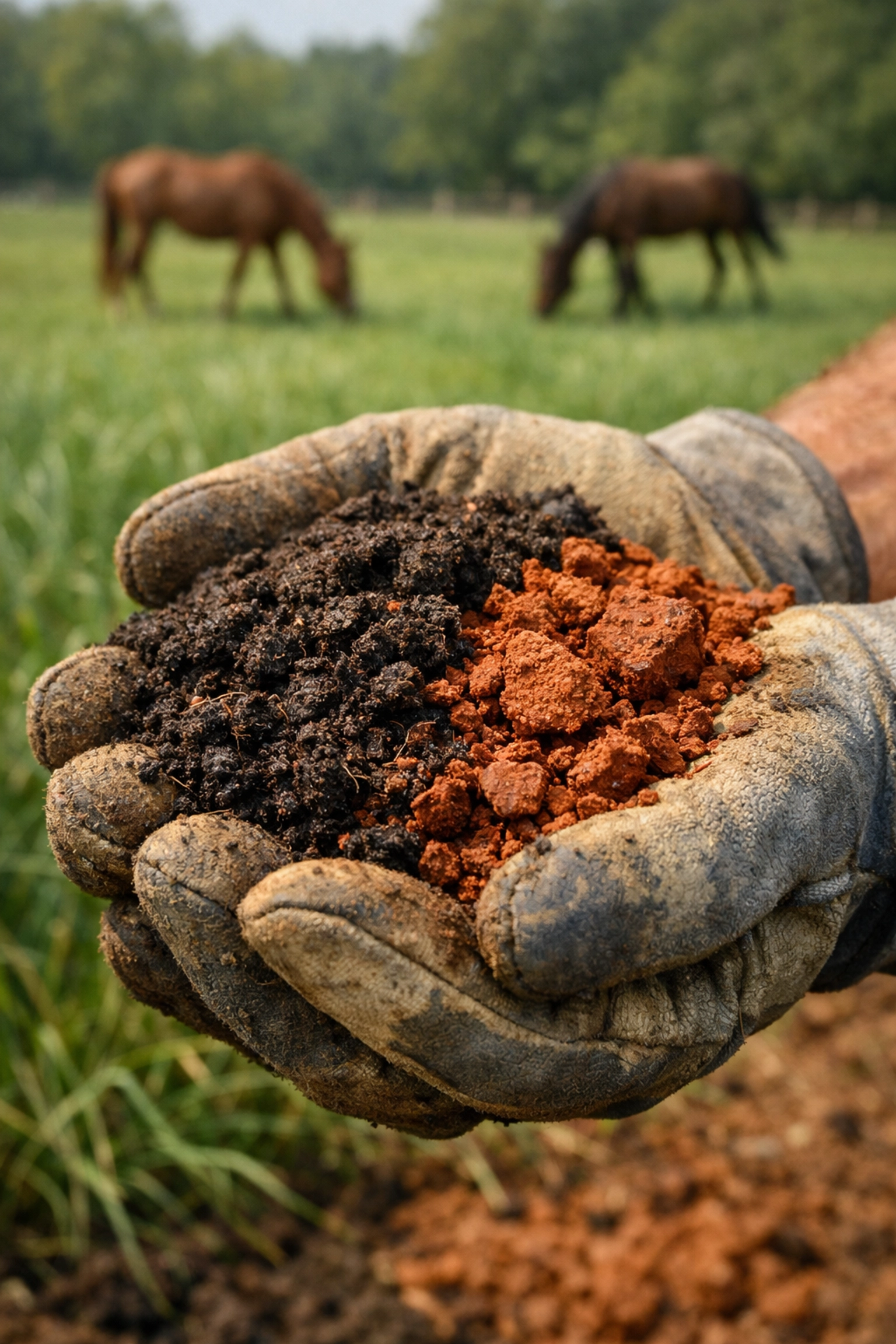 Testing North Carolina soil quality for horse pasture management on equestrian property