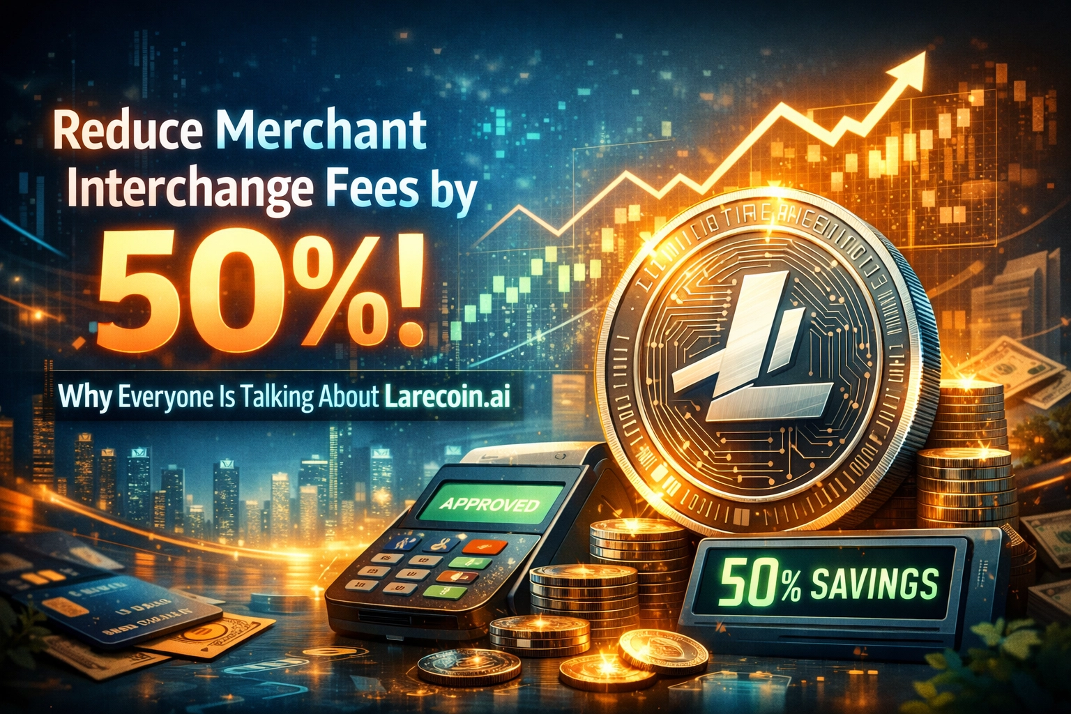 [HERO] Reduce Merchant Interchange Fees by 50%: Why Everyone Is Talking About Larecoin.ai