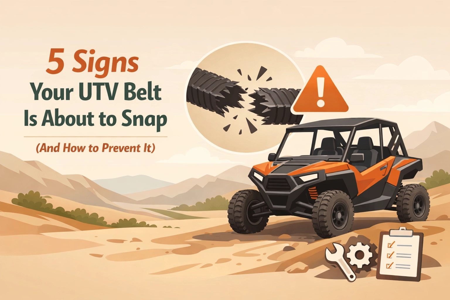 [HERO] 5 Signs Your UTV Belt Is About to Snap (And How to Prevent It)