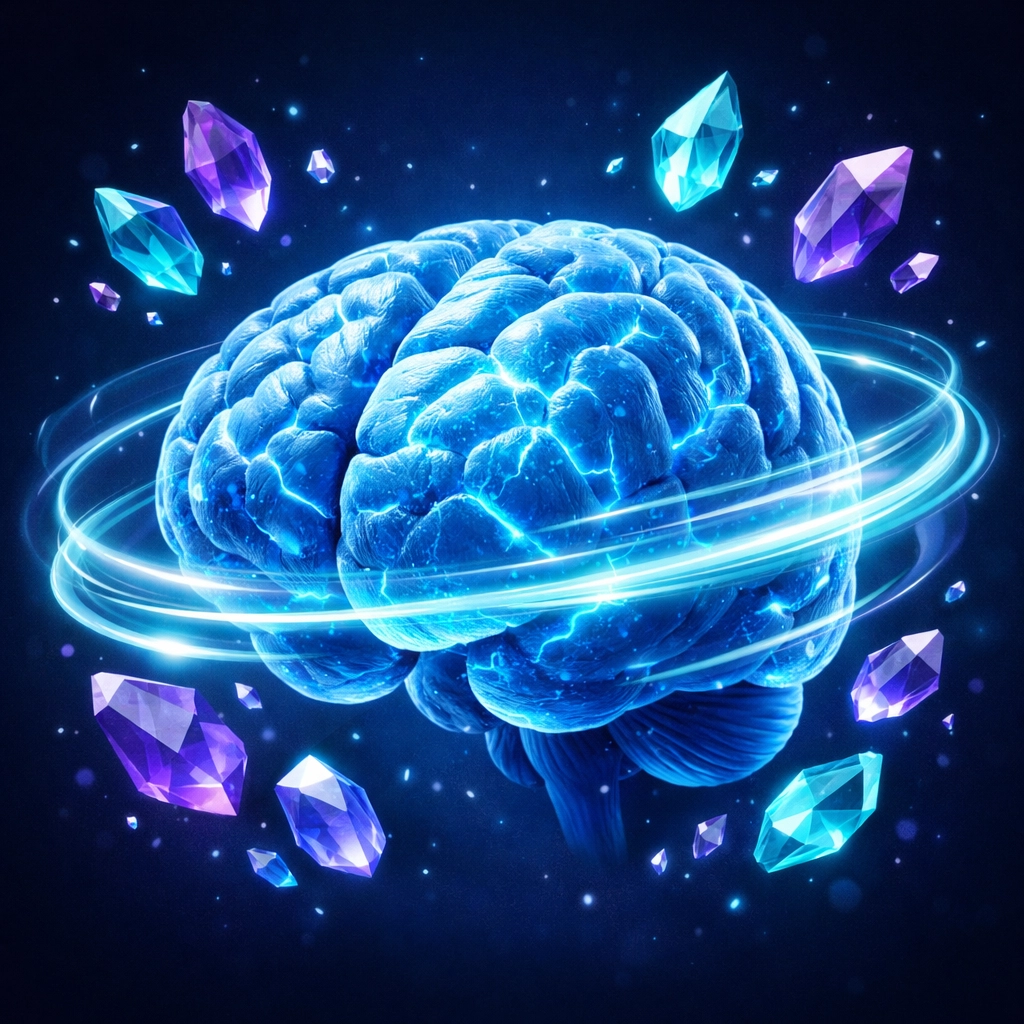 Illustration of brain health and muscle protection using a targeted ketogenic and high-protein diet.