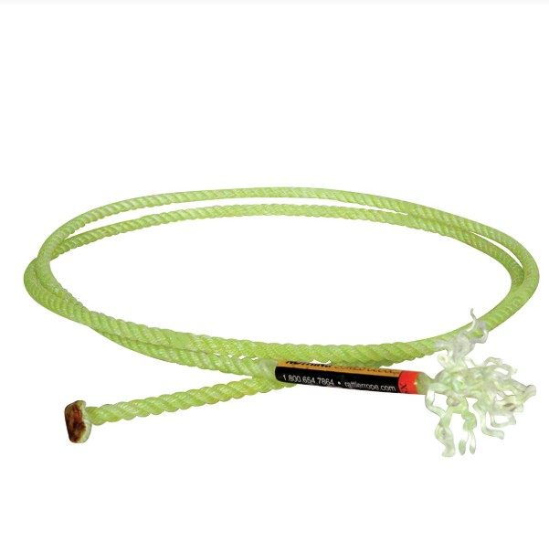 Neon green youth rodeo rope