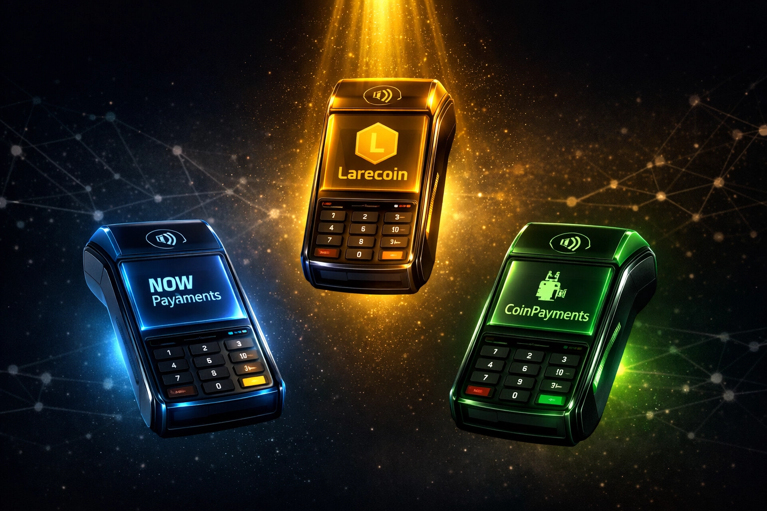 Comparison of three crypto POS systems: NOWPayments, CoinPayments, and Larecoin for small business