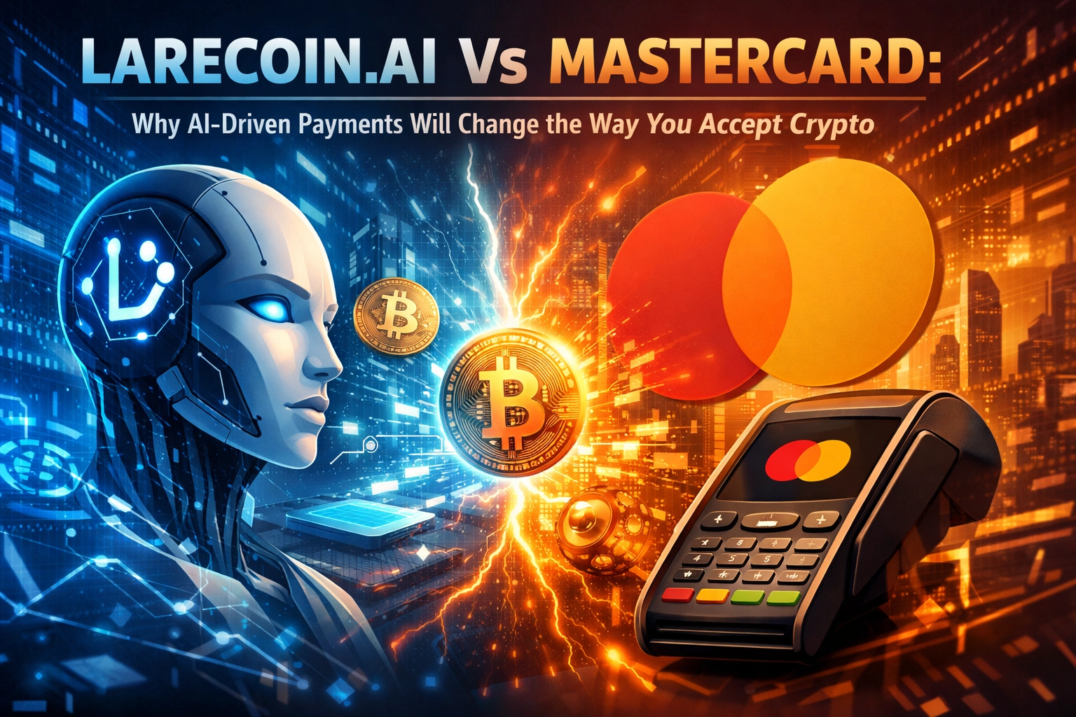 [HERO] Larecoin.ai Vs Mastercard: Why AI-Driven Payments Will Change the Way You Accept Crypto
