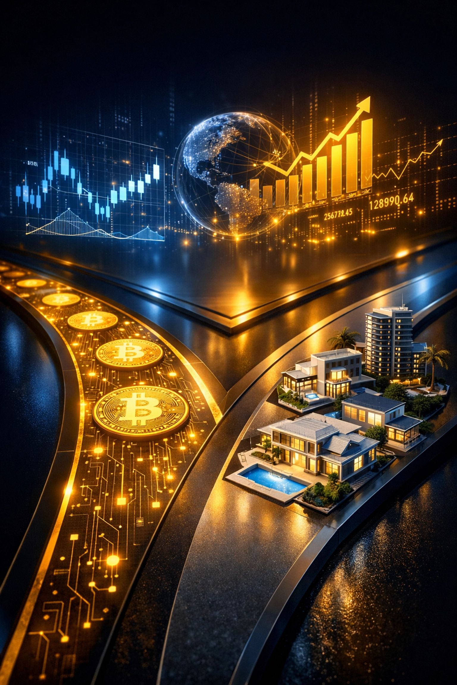 Crypto and real estate investment pathways converging for accredited investors in 2026