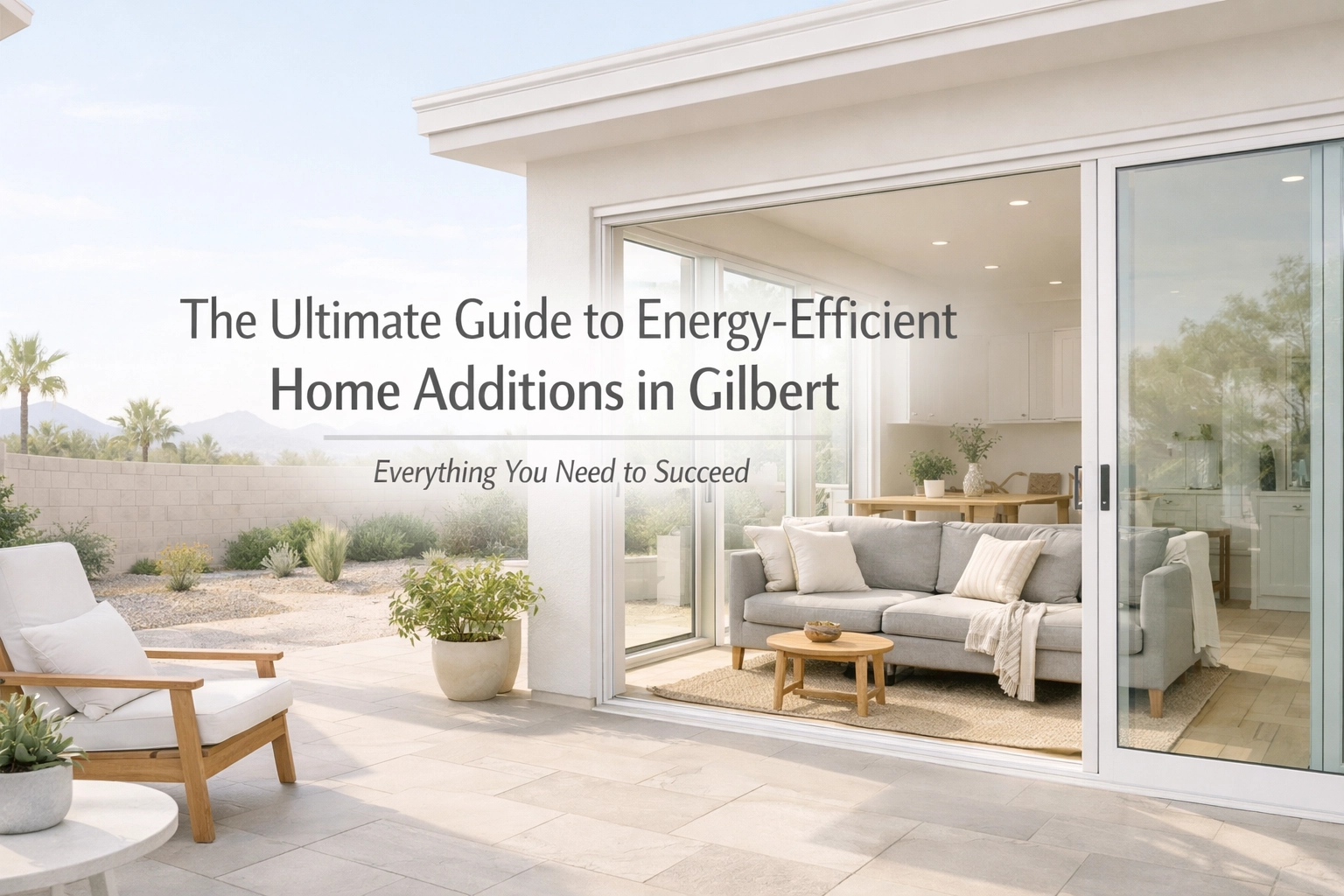 [HERO] The Ultimate Guide to Energy-Efficient Home Additions in Gilbert: Everything You Need to Succeed