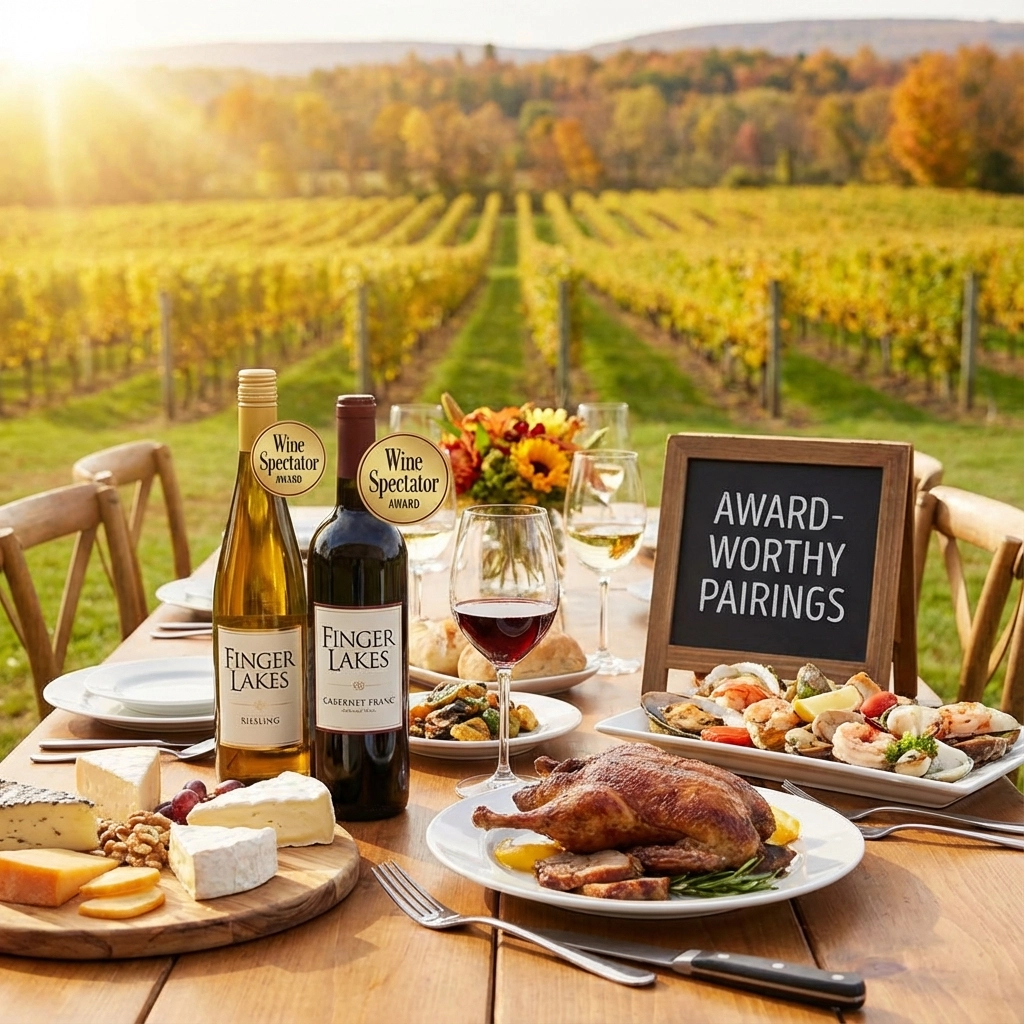 Wine Spectator-Winning Finger Lakes Wines vs. Your Catering Menu: How to Create Award-Worthy Pairings