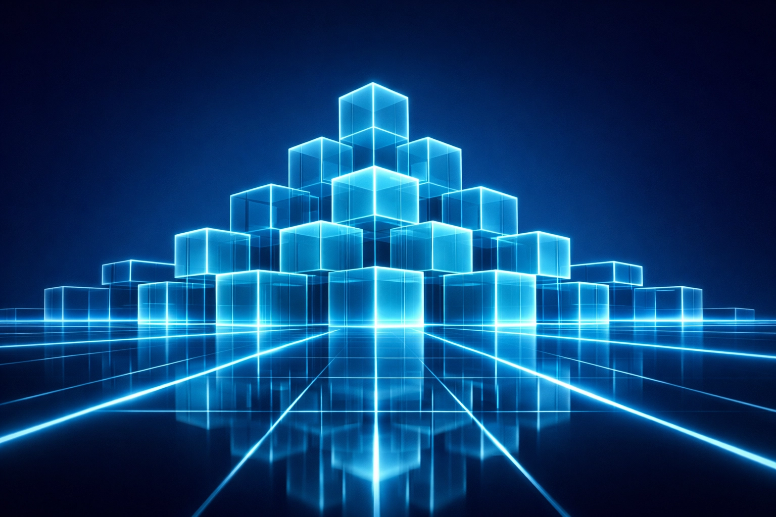 Stable digital architecture symbolizing robust technical infrastructure and reliable SaaS growth in India.