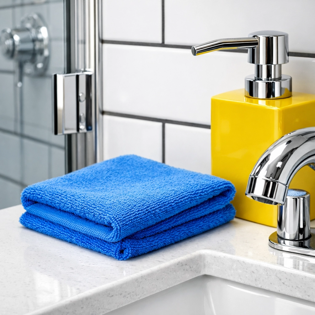 Sparkling clean Cambridge bathroom after a professional move-out cleaning Central Square service.