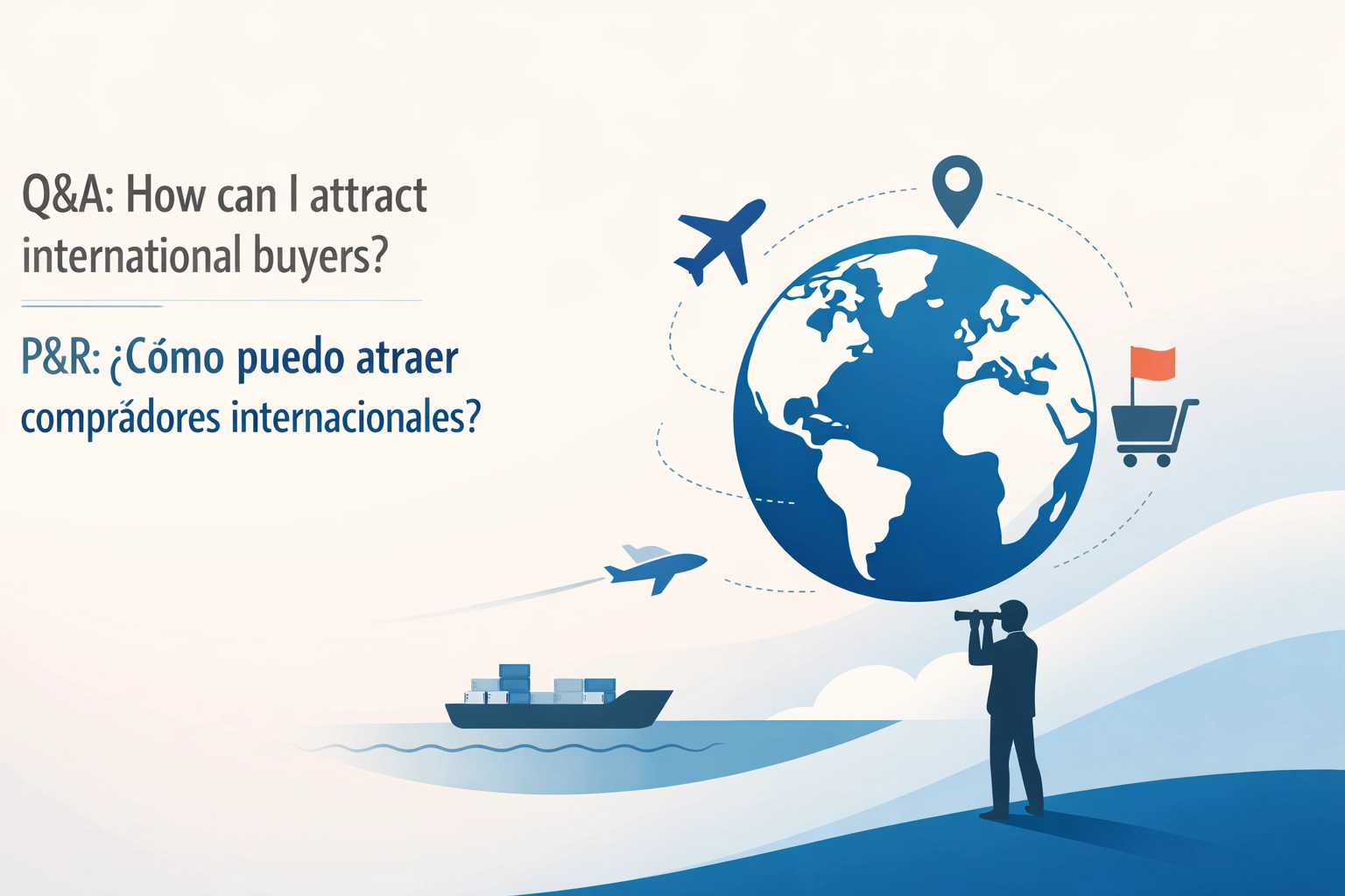 [HERO] Q&A: How can I attract international buyers? | P&R: ¿Cómo puedo atraer compradores internacionales?