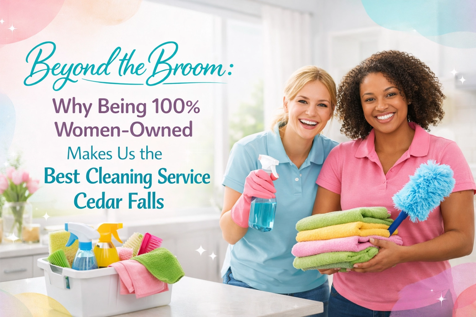 [HERO] Beyond the Broom: Why Being 100% Women-Owned Makes Us the Best Cleaning Service Cedar Falls