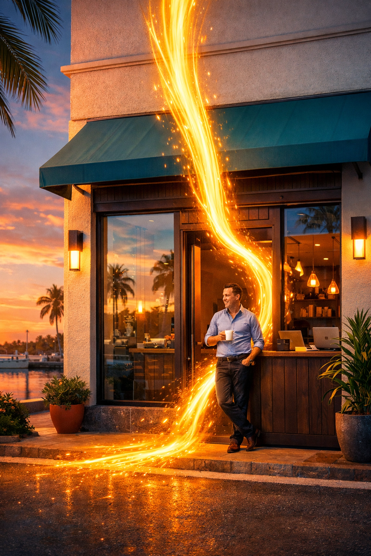 A Punta Gorda business storefront attracting automated digital leads through a strong local SEO funnel.