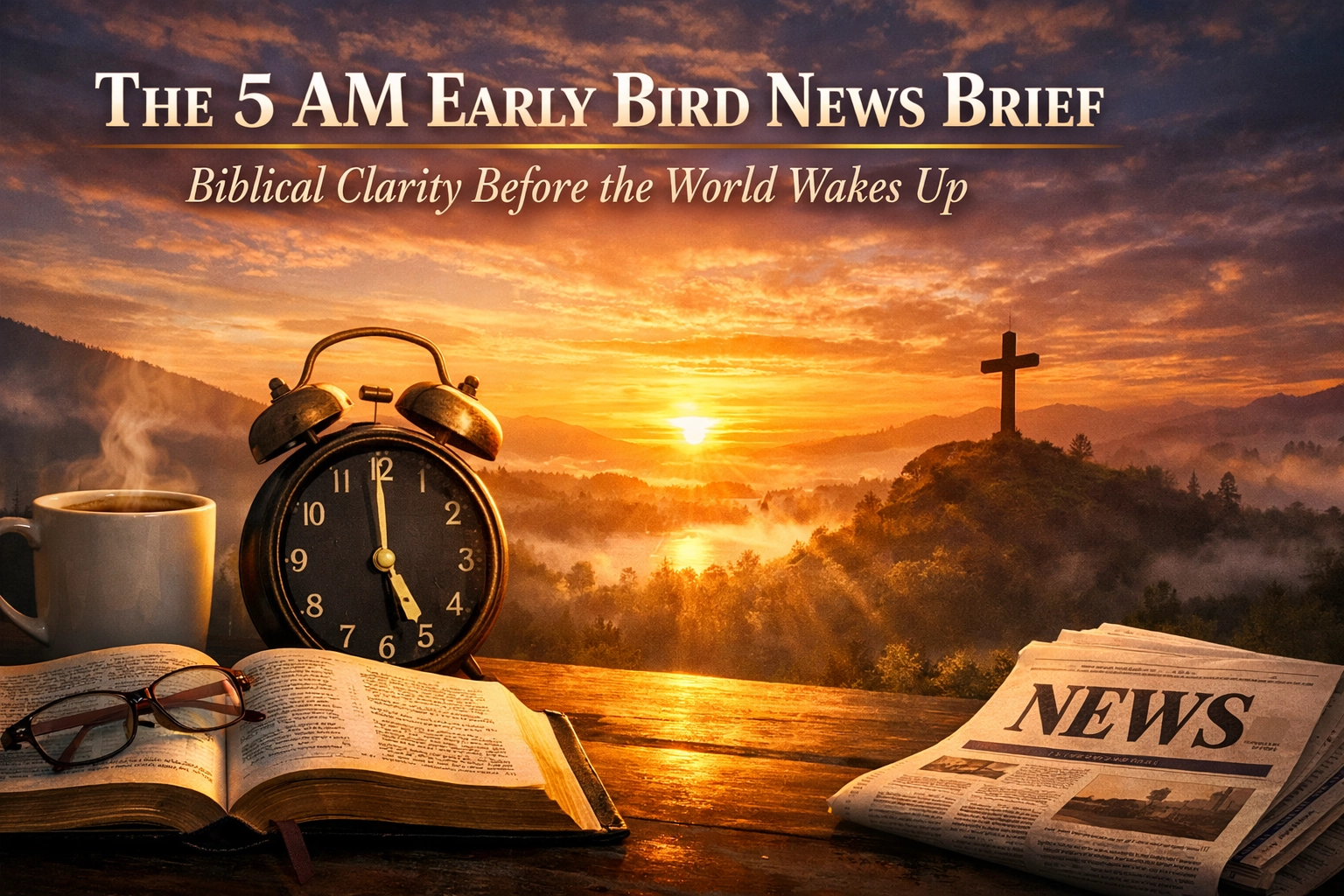 [HERO] The 5 AM Early Bird News Brief: Biblical Clarity Before the World Wakes Up