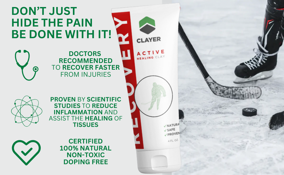 Clayer Active Healing Clay Sports Recovery