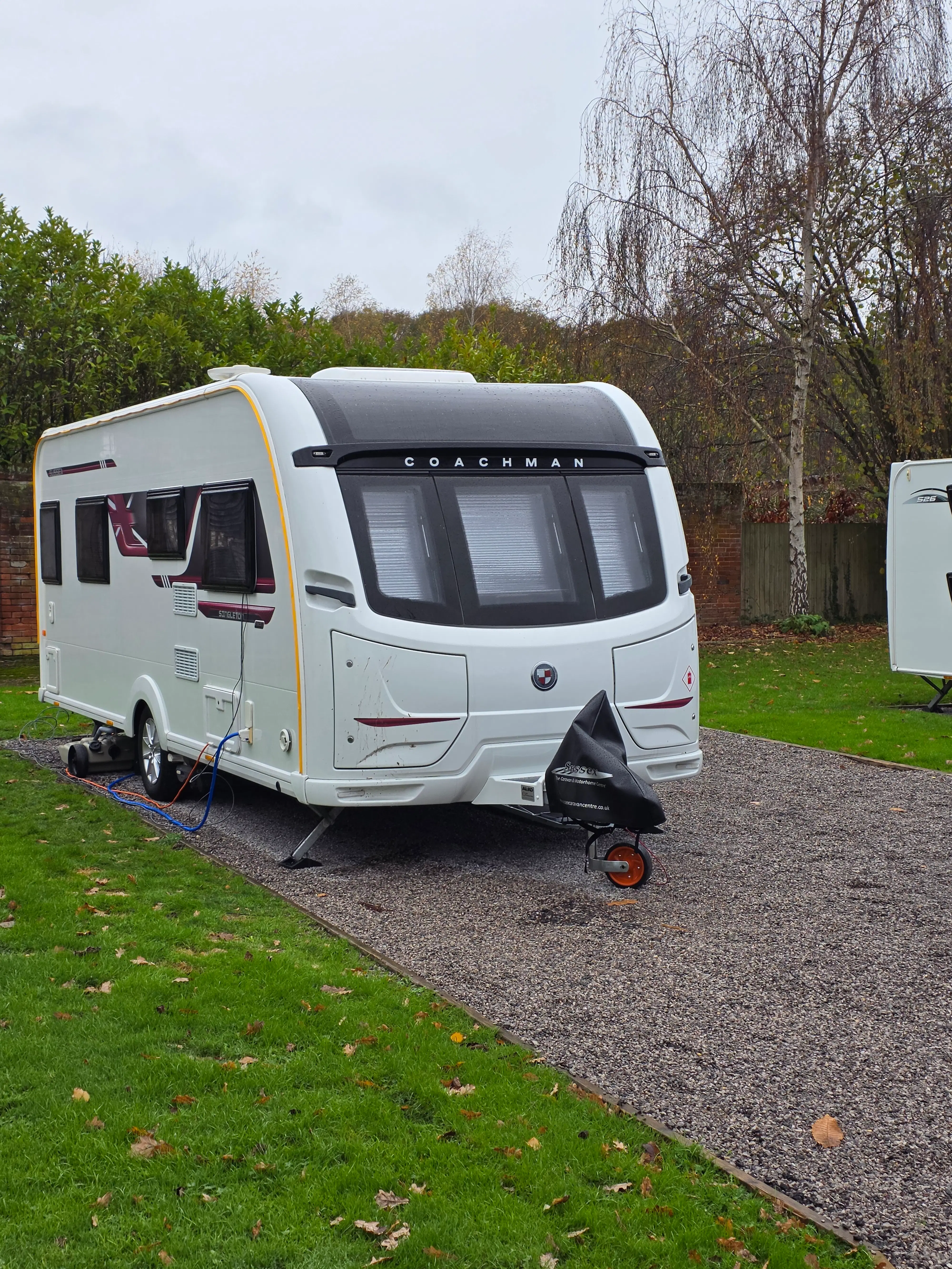 Colchester Country Park in Essex during a wet November stay.