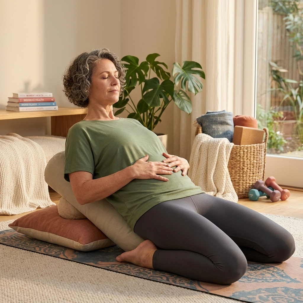 [HERO] Perimenopause Cycle Syncing 101: A Beginner’s Guide to Adaptable Yoga Routines