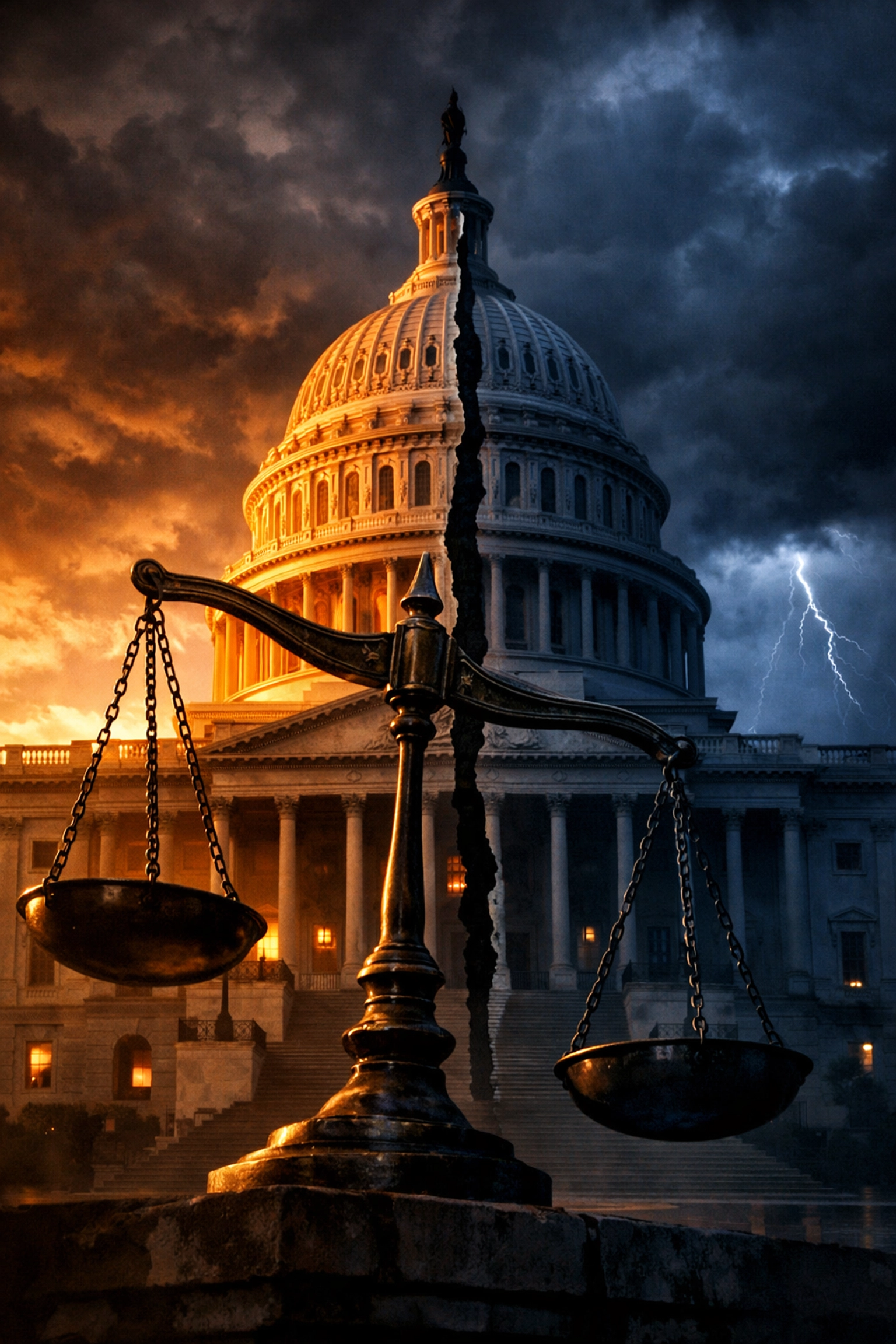 US Capitol building representing political tensions over lawmaker indictment attempts