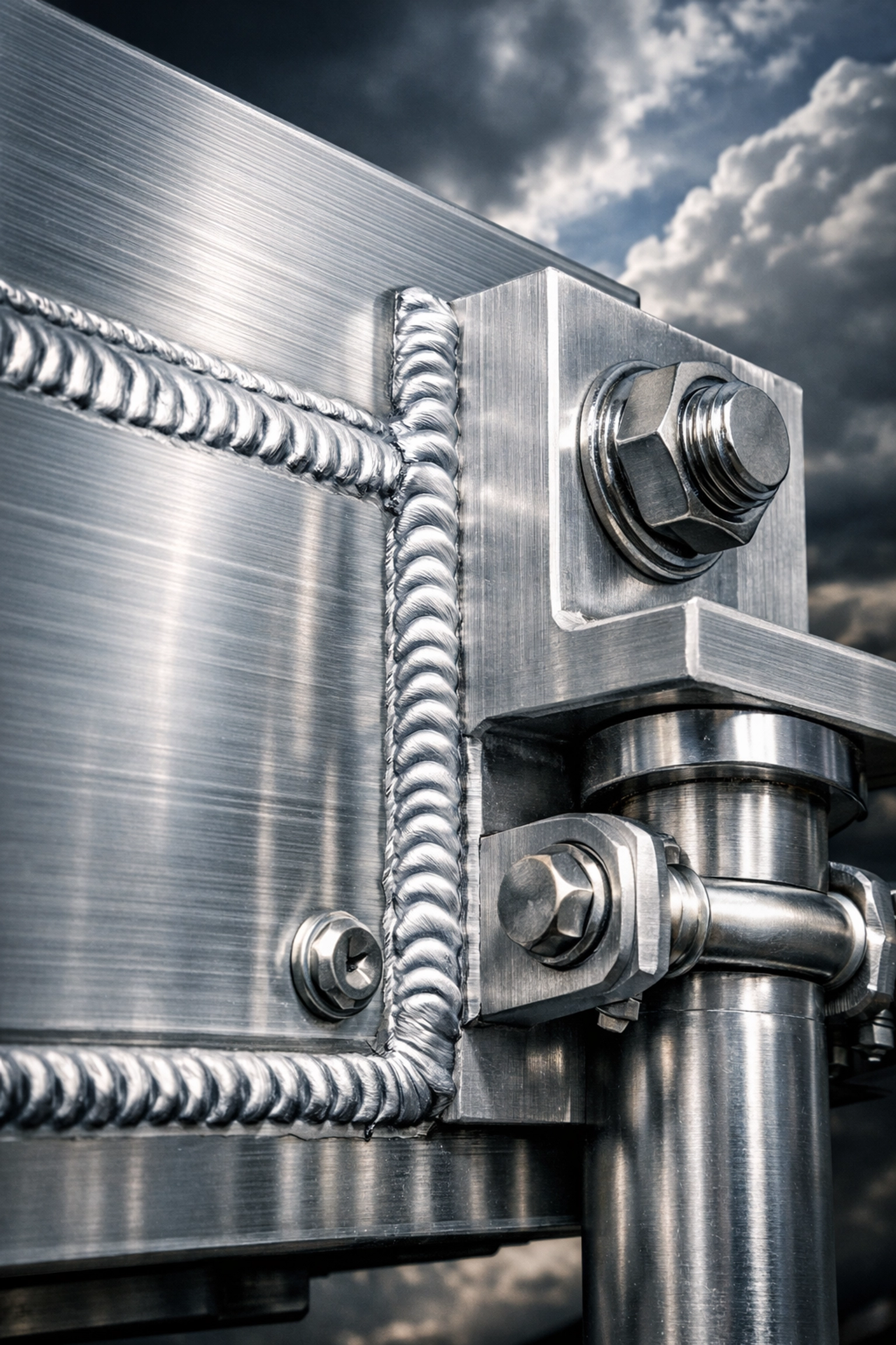 Stabile Unterkonstruktion für Lichtwerbung nach DIN EN 1090 für maximale Standsicherheit.