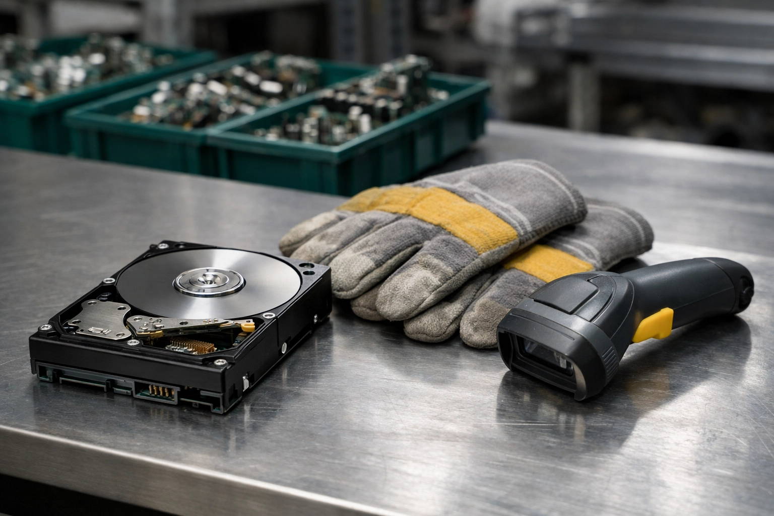 Professional IT recycling and secure data destruction for hard drives in Northamptonshire.