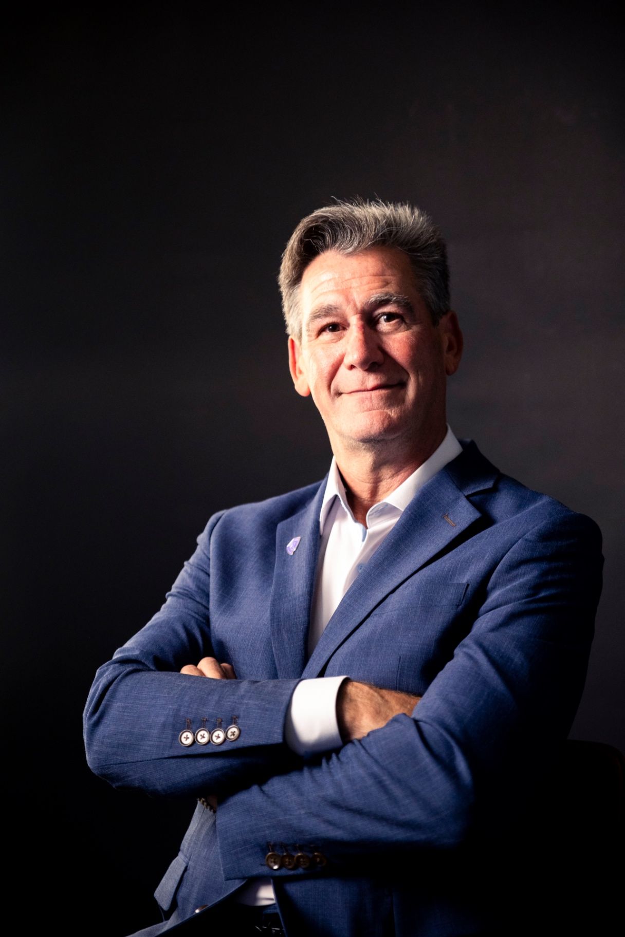 Matt Schiff - Confident Blue Suit Standing