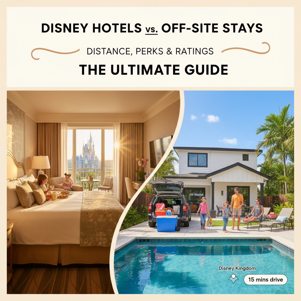 The Ultimate Guide to Disney Hotels vs. Off-Site Stays: Distance, Perks & Ratings