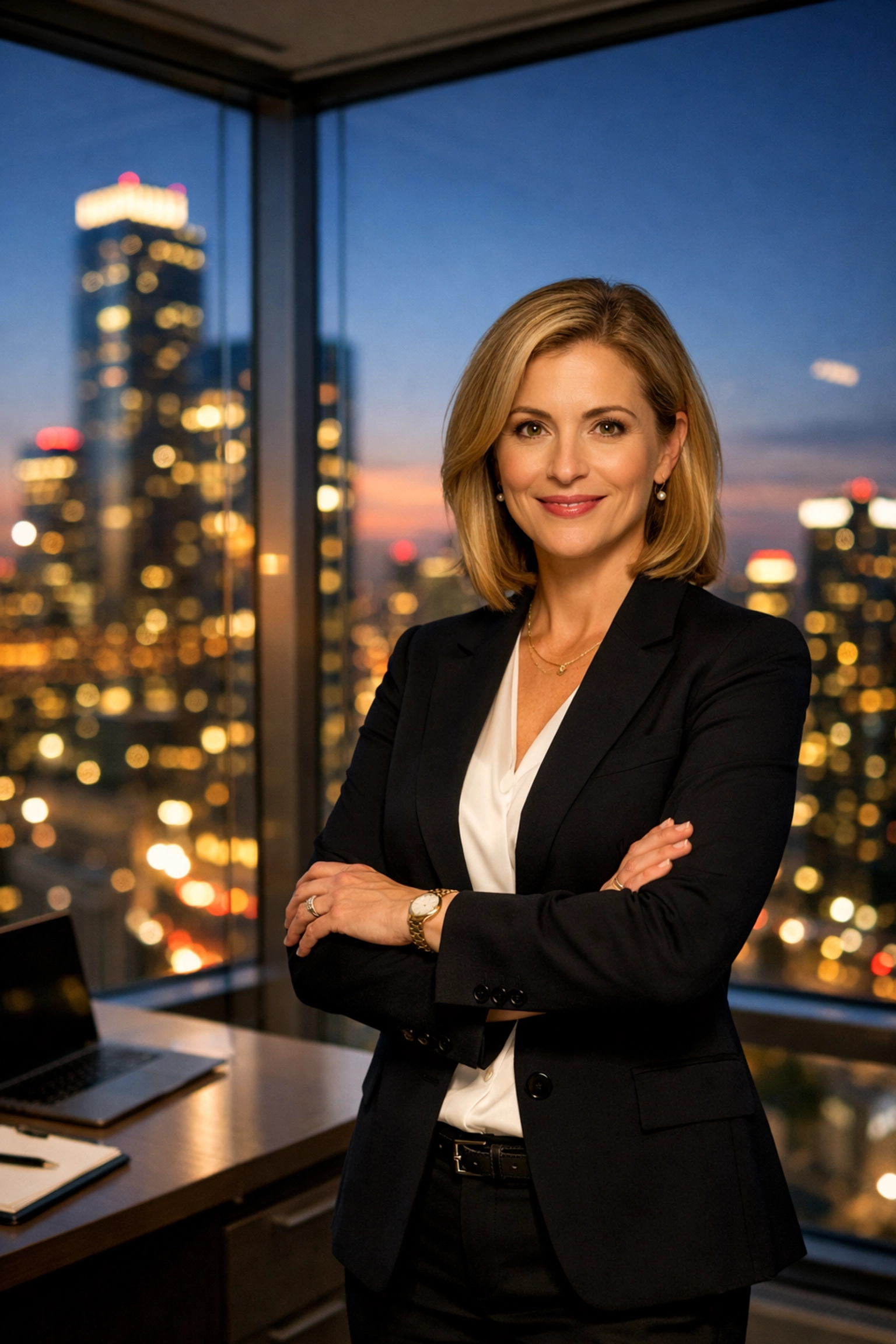 Professional office portrait showing an executive and how to prepare for a headshot session.