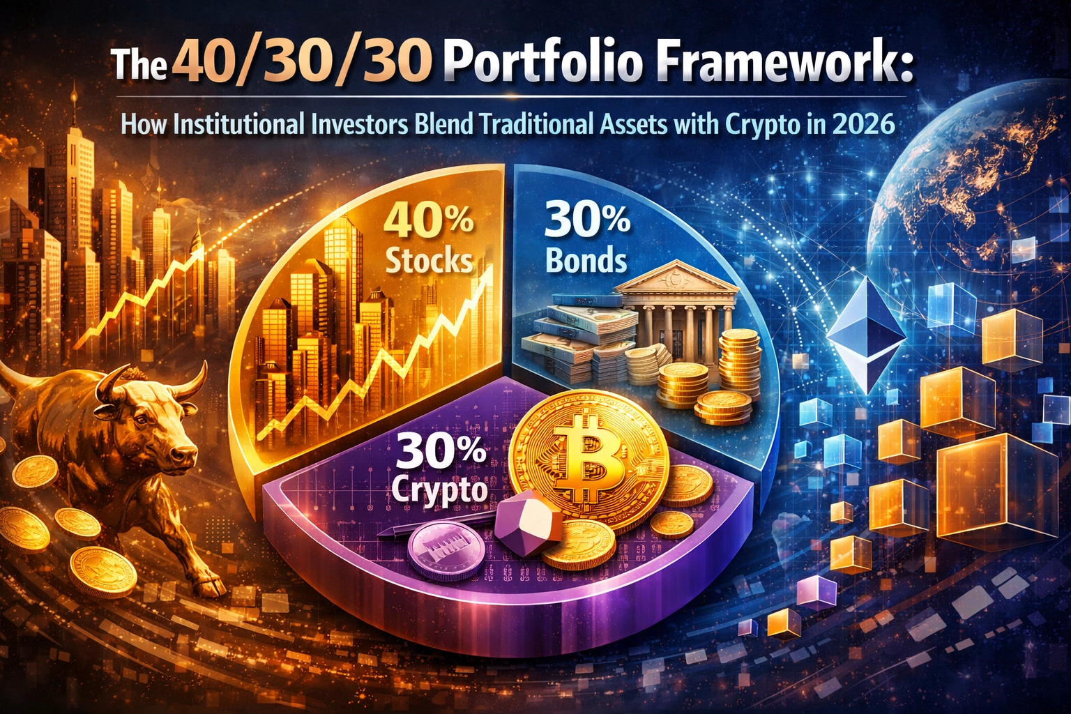 [HERO] The 40/30/30 Portfolio Framework: How Institutional Investors Blend Traditional Assets with Crypto in 2026