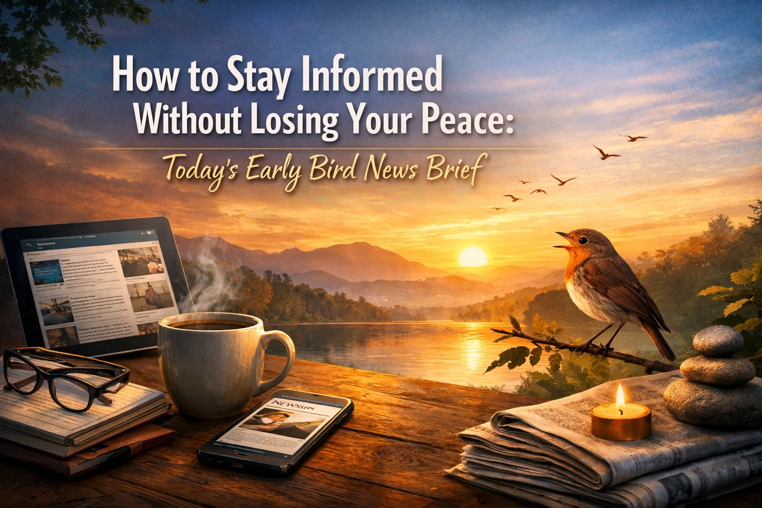 [HERO] How to Stay Informed Without Losing Your Peace: Today