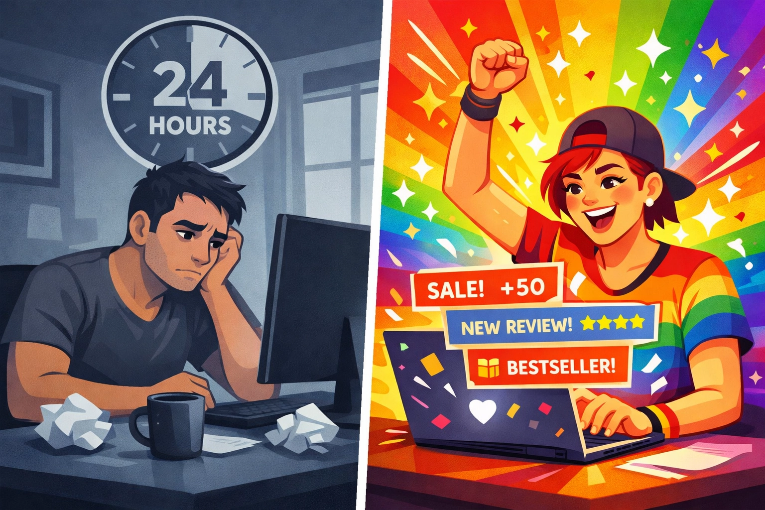 24-hour delay vs instant sales tracking for LGBTQ+ indie authors
