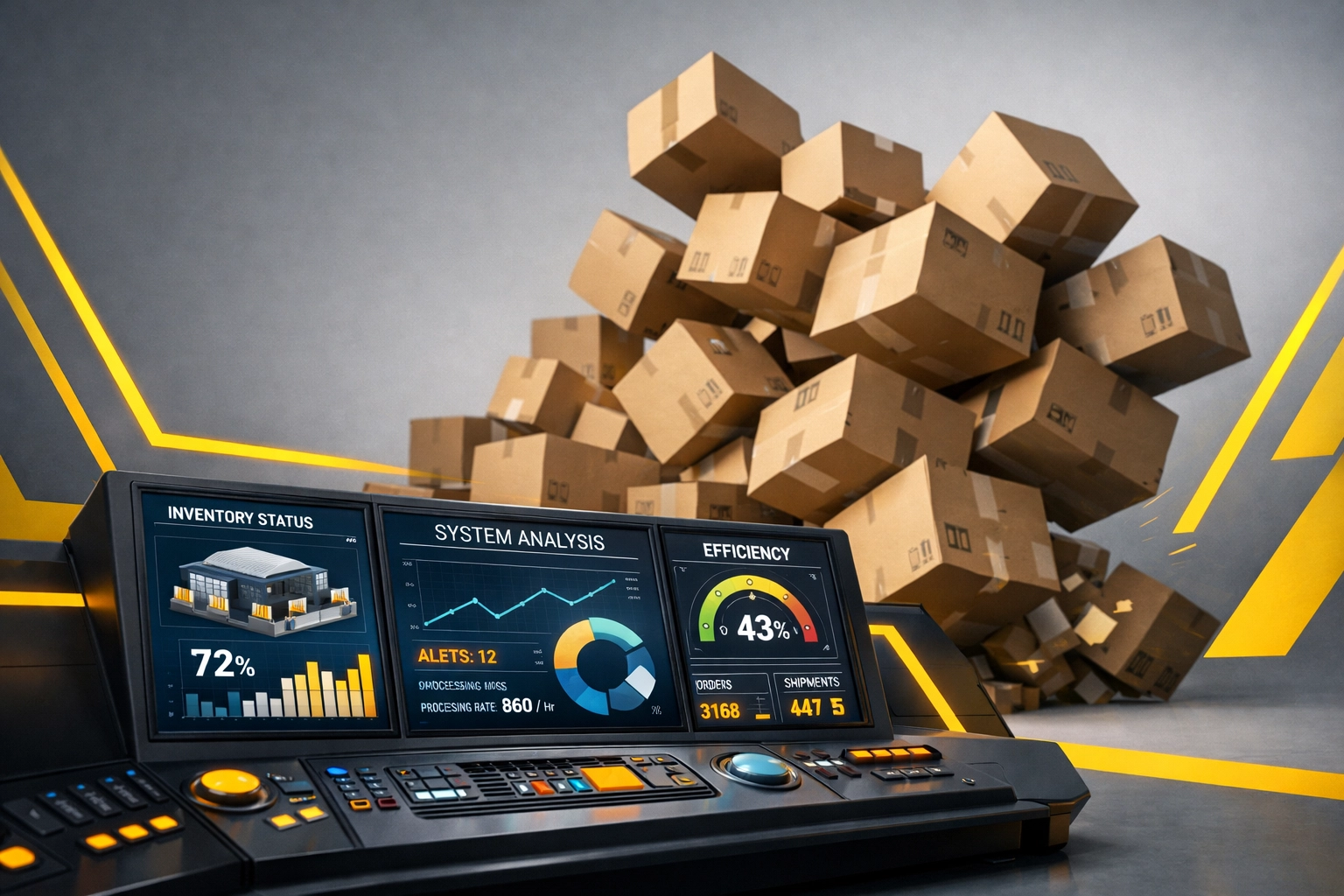 Amazon scaling systems dashboard versus chaotic inventory management without proper controls