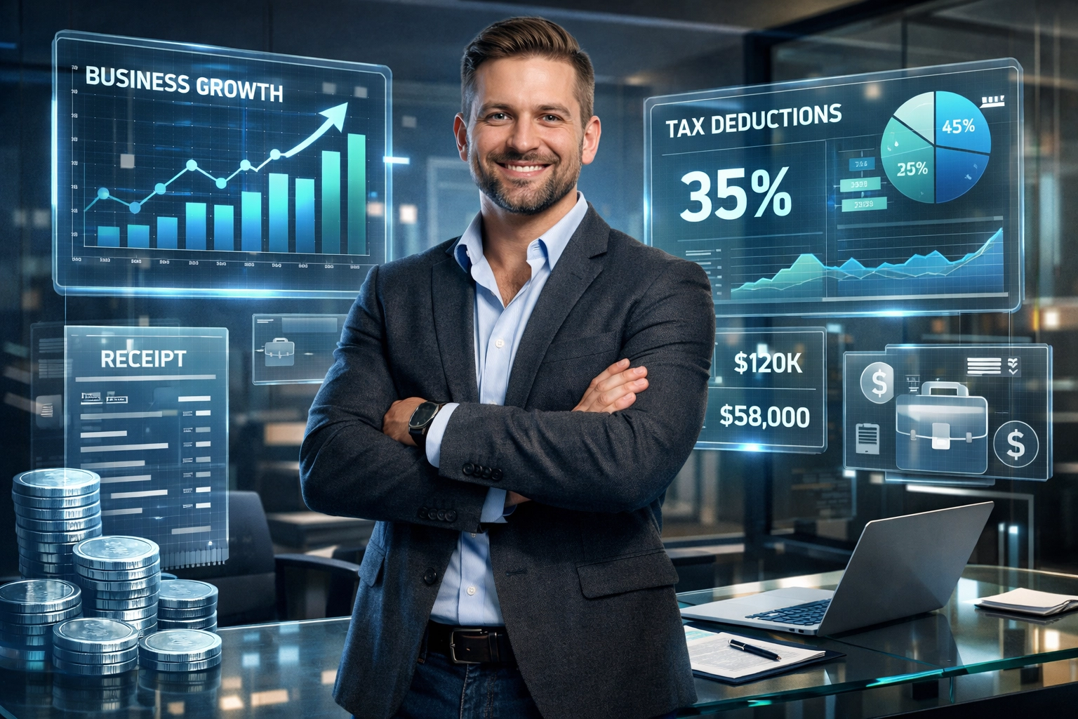 Dueño de pequeño negocio con deducciones fiscales del 23% bajo nueva ley OBBB