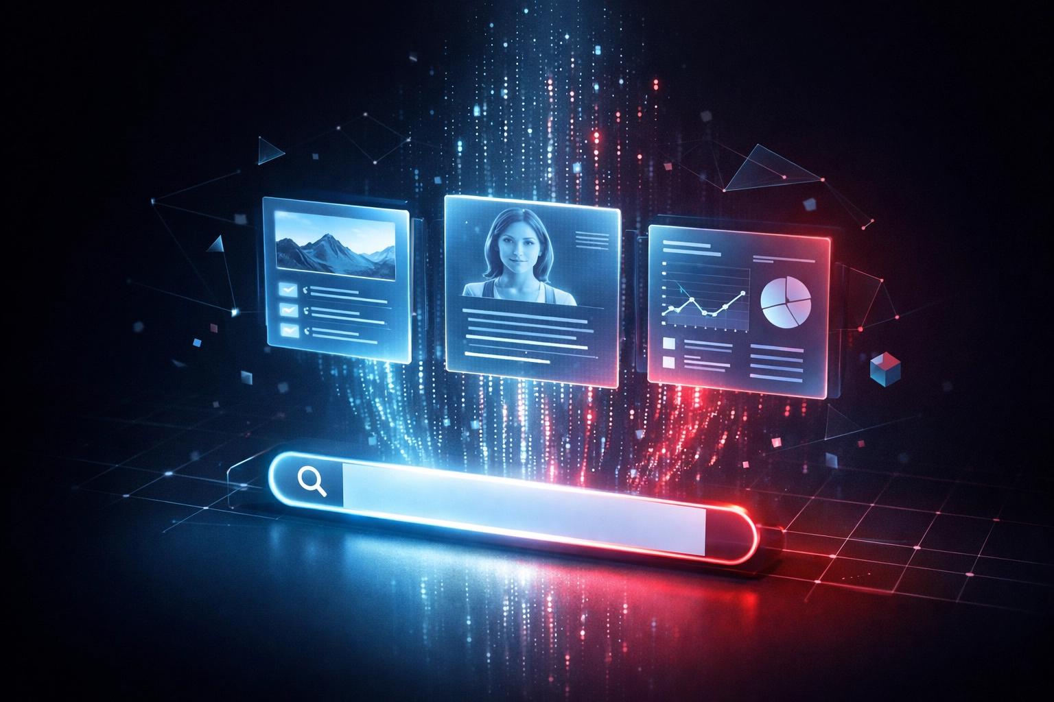 AI-generated answer cards appearing above Google search bar showing zero-click search transformation