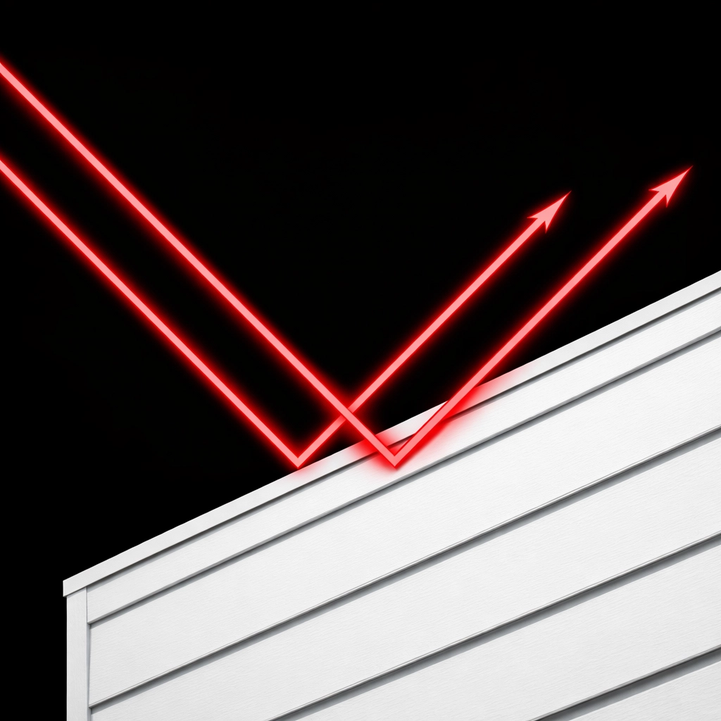 Modern siding installation in Chattanooga TN showing solar reflectance to reduce cooling costs.