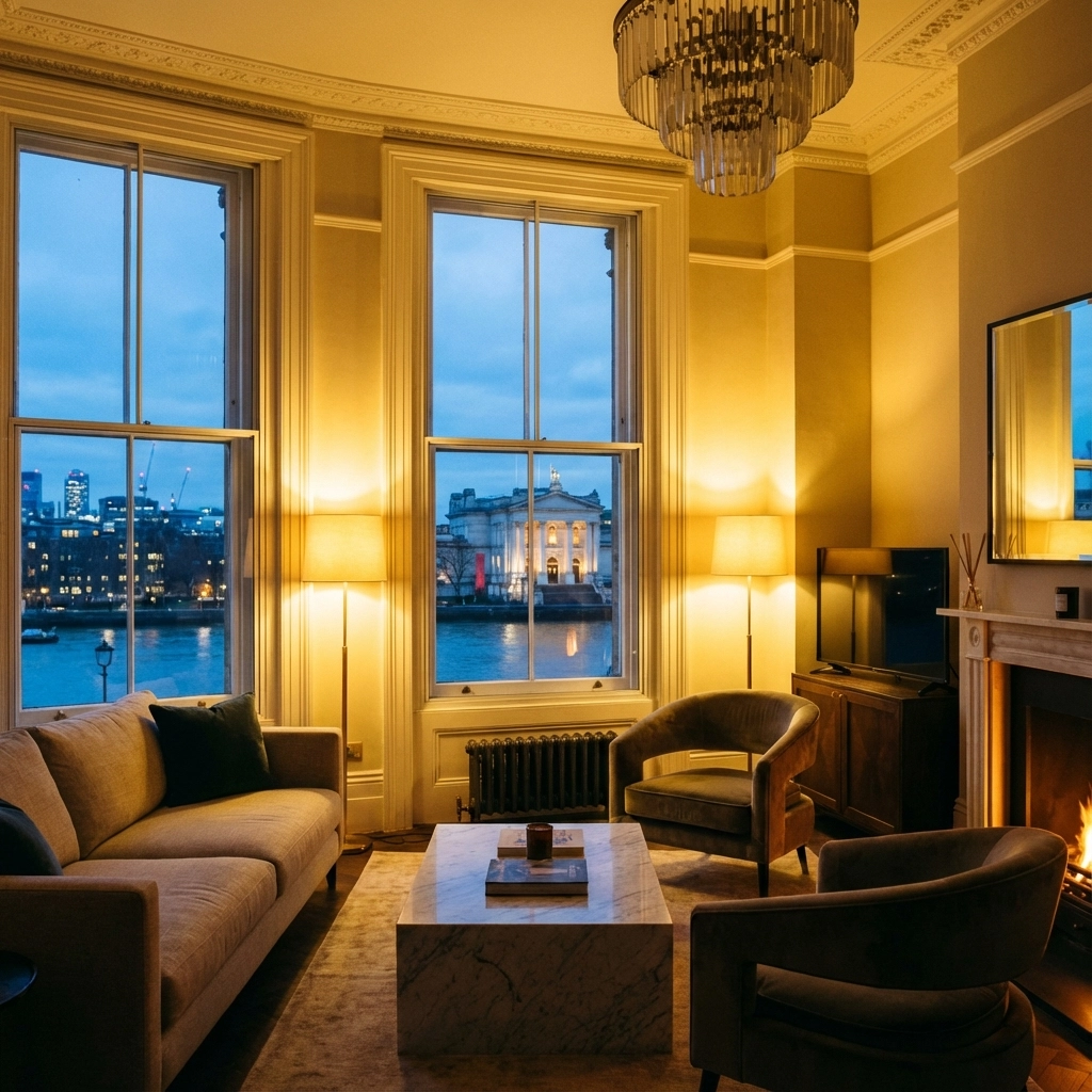 Victorian mansion block in Pimlico