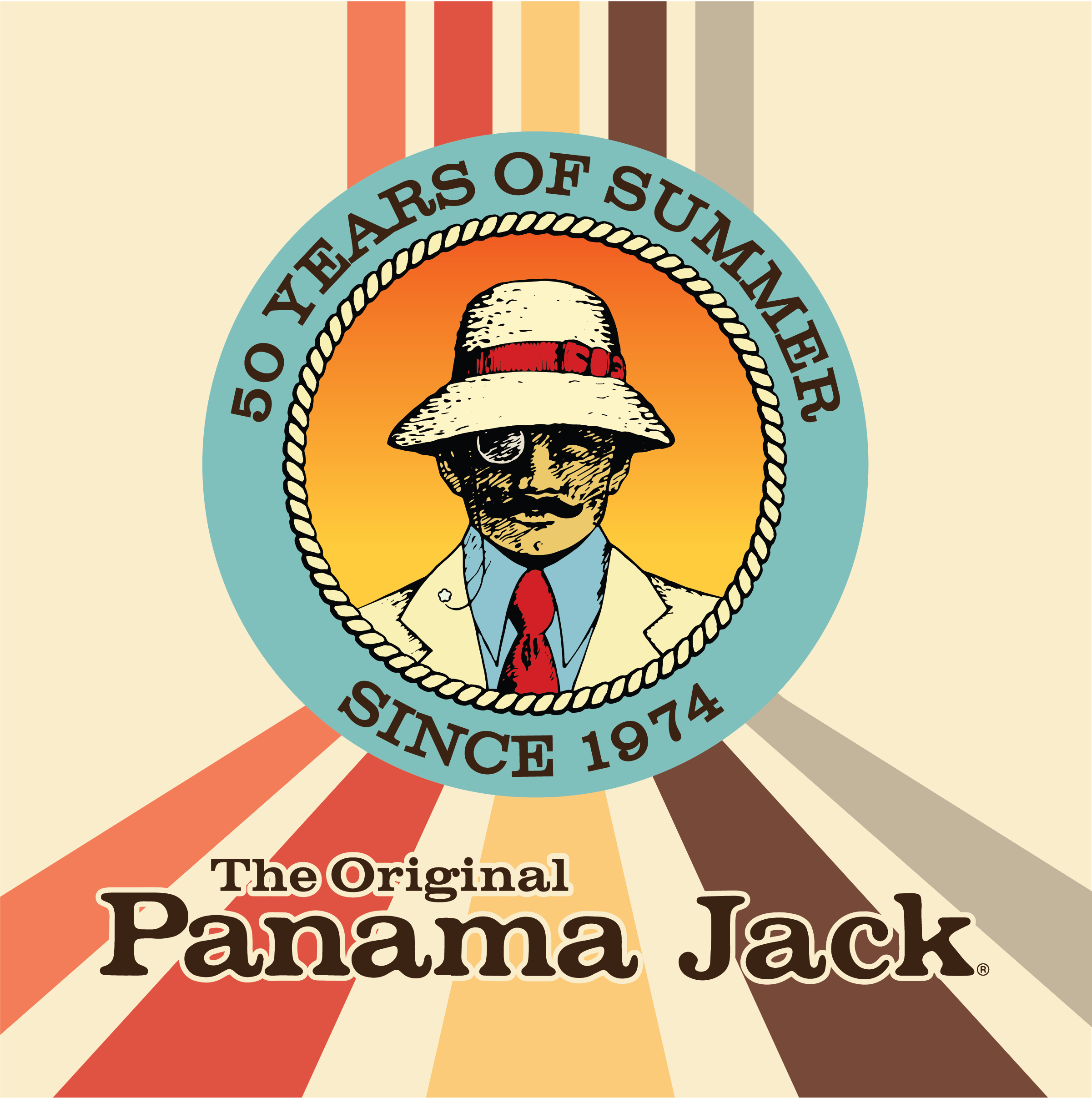 Panama Jack 50th Anniversary Logo