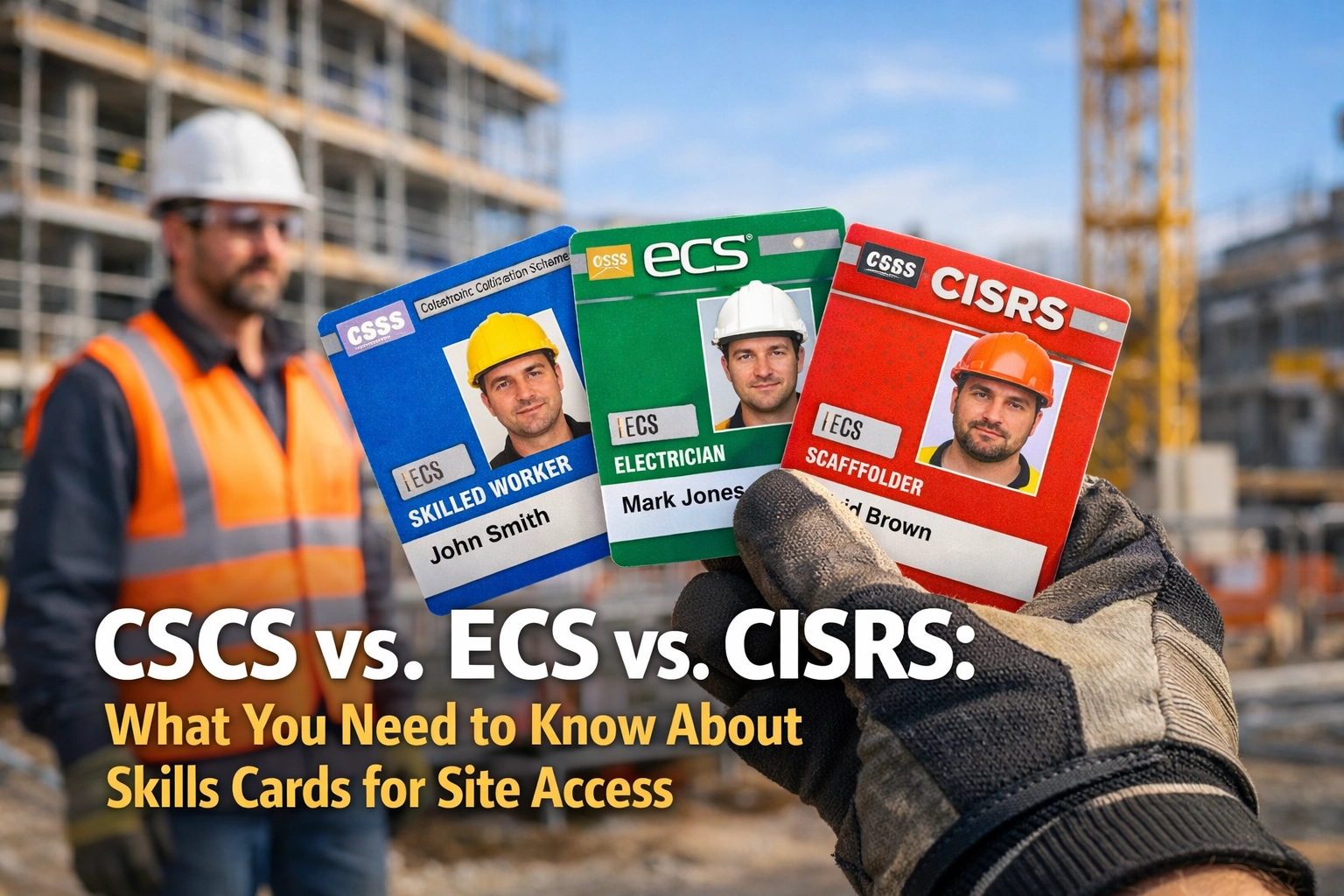 [HERO] CSCS vs. ECS vs. CISRS: What You Need to Know About Skills Cards for Site Access