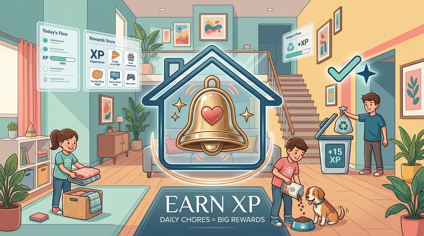 Raising Accountable Kids with HausFlow XP and Rewards