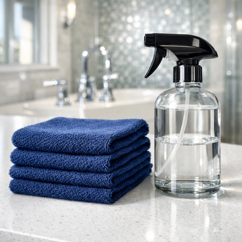 Eco-friendly House Cleaning Wellesley MA supplies used for safe, professional residential cleaning.