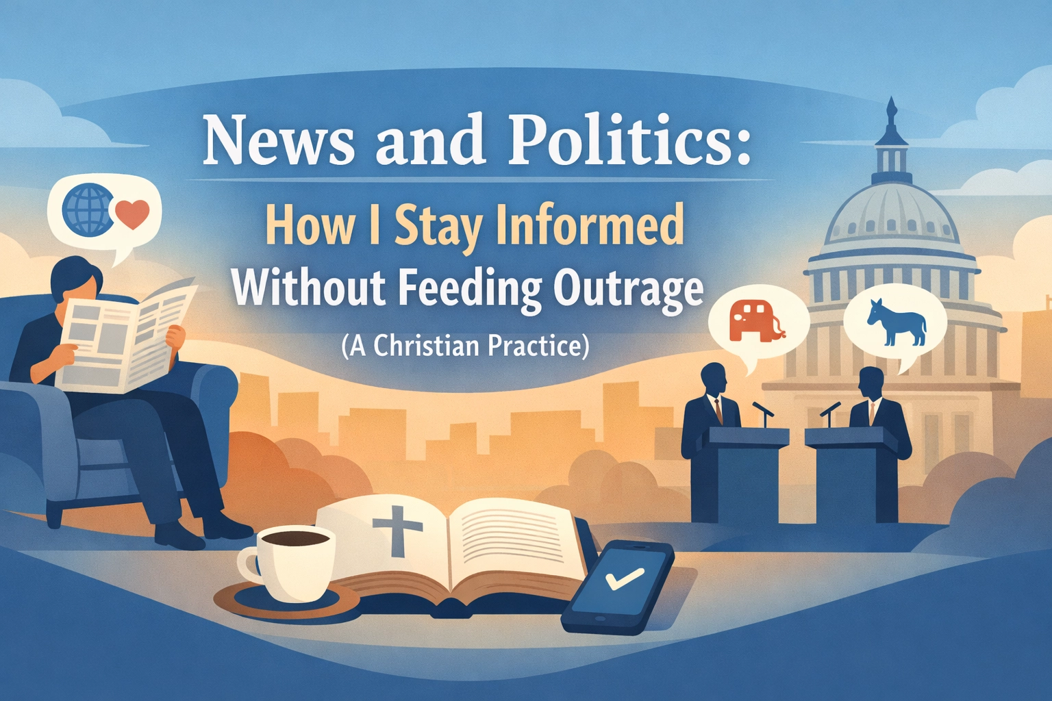 [HERO] News and Politics: How I Stay Informed Without Feeding Outrage (A Christian Practice)