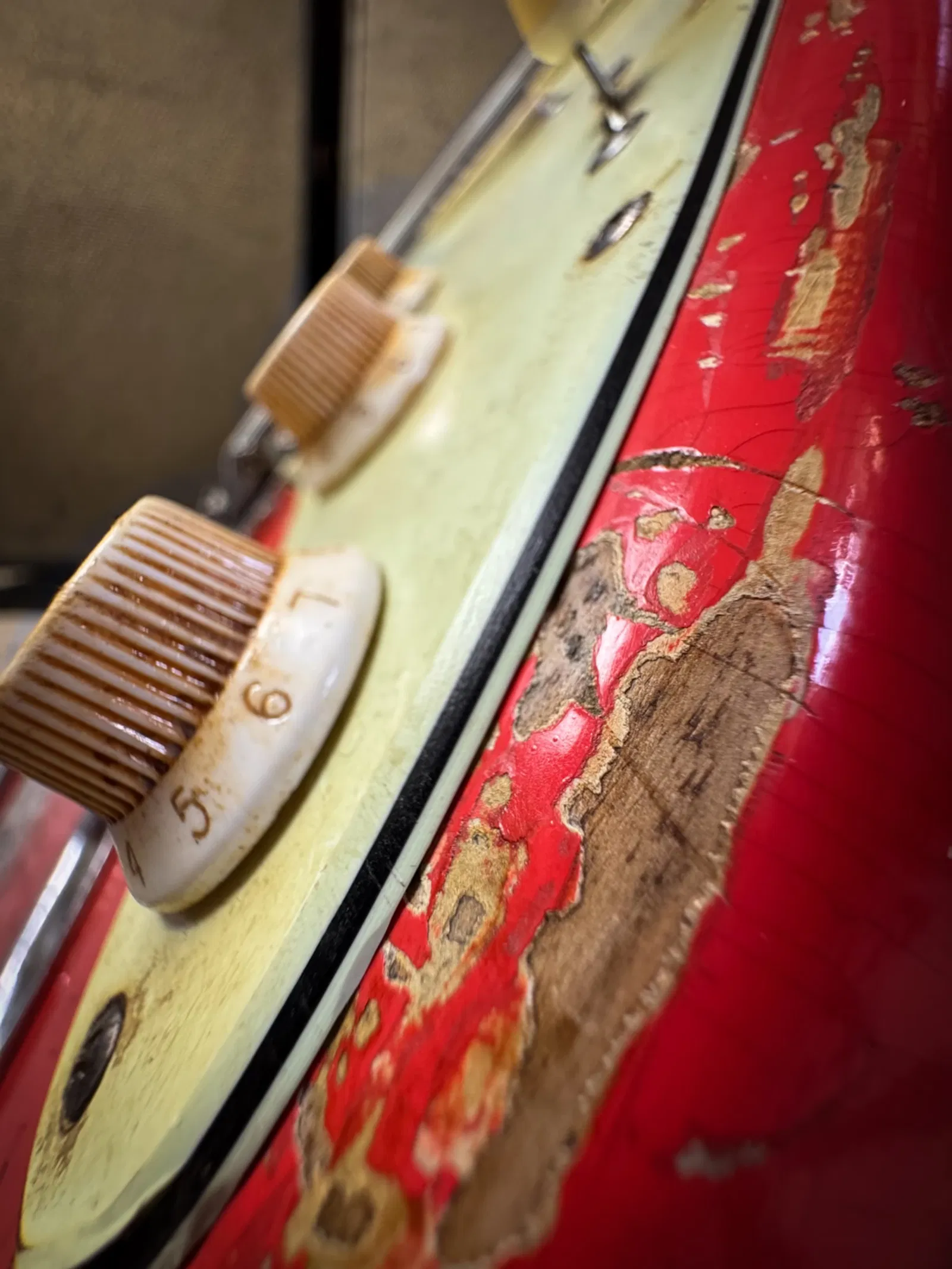 Workshop detail: close-up relic work