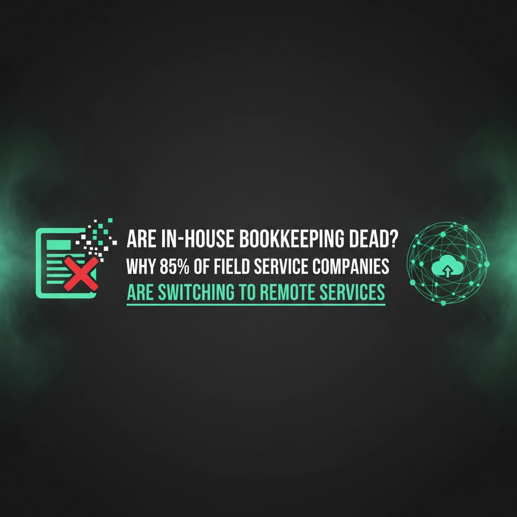 Are In-House Bookkeepers Dead? Why 85% of Field Service Companies Are Switching to Remote Services