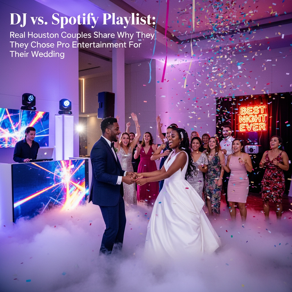 DJ vs. Spotify Playlist: Real Houston Couples Share Why They Chose Pro Entertainment For Their Wedding