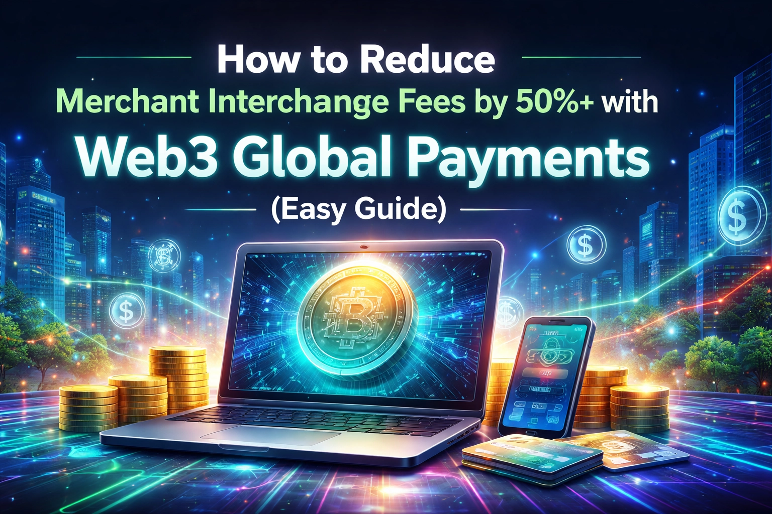 [HERO] How to Reduce Merchant Interchange Fees by 50%+ with Web3 Global Payments (Easy Guide)