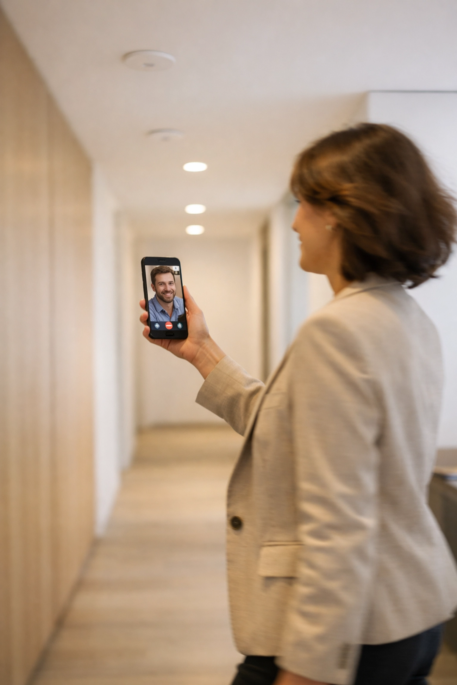 Seamless Wi-Fi roaming through home with professional access points providing connectivity