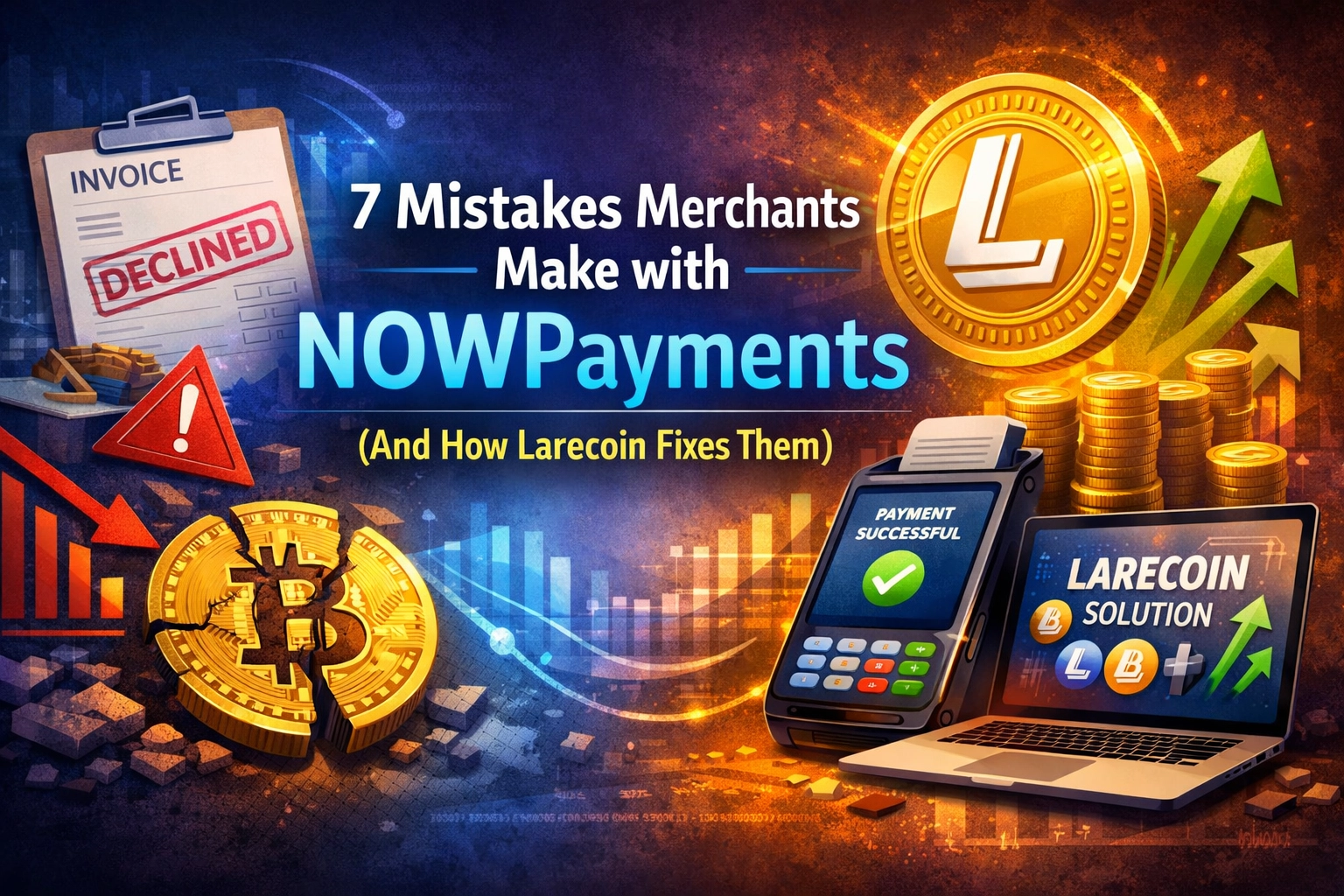 [HERO] 7 Mistakes Merchants Make with NOWPayments (And How Larecoin Fixes Them)